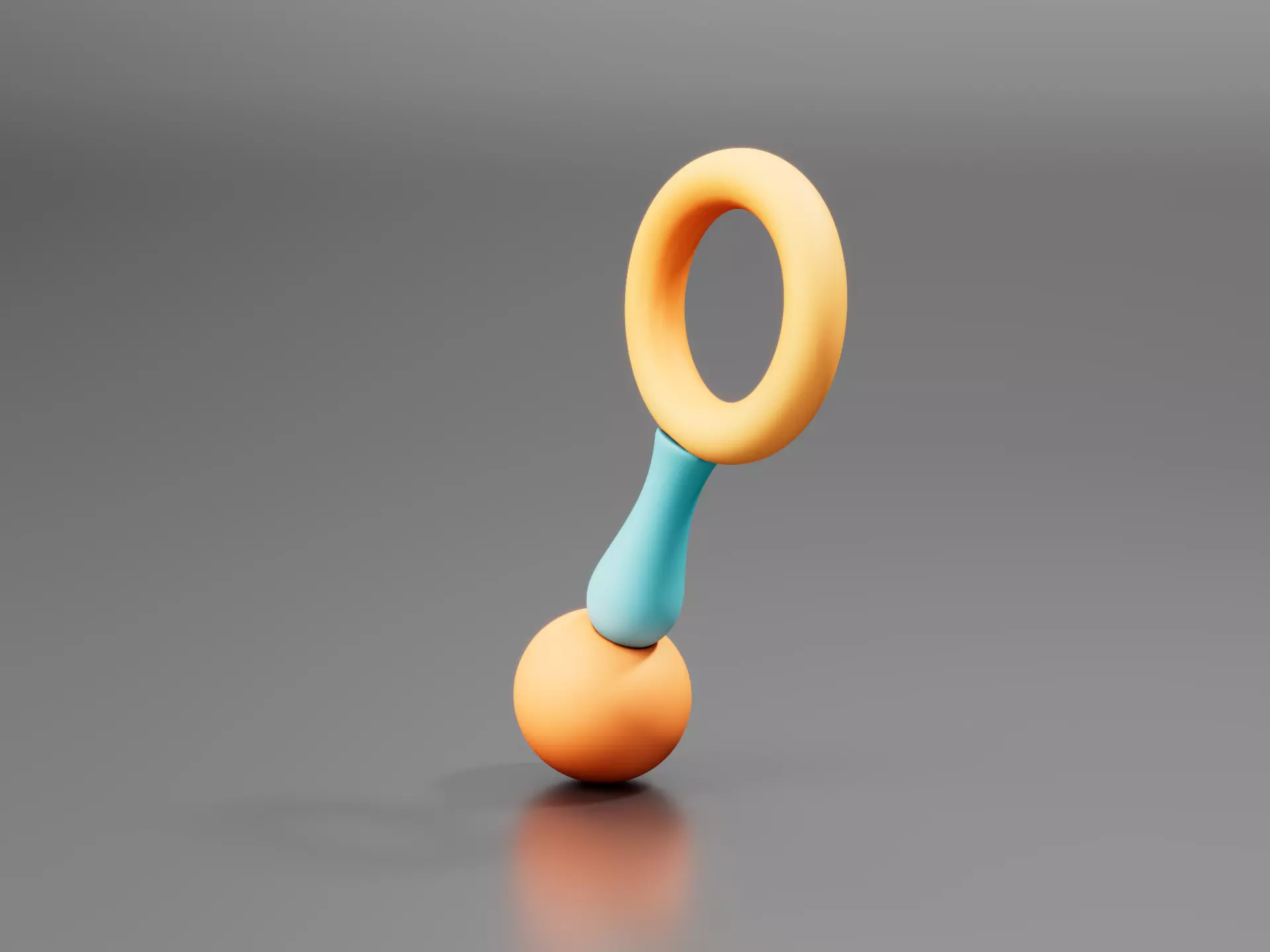 Baby Rattle Toy 3D print model