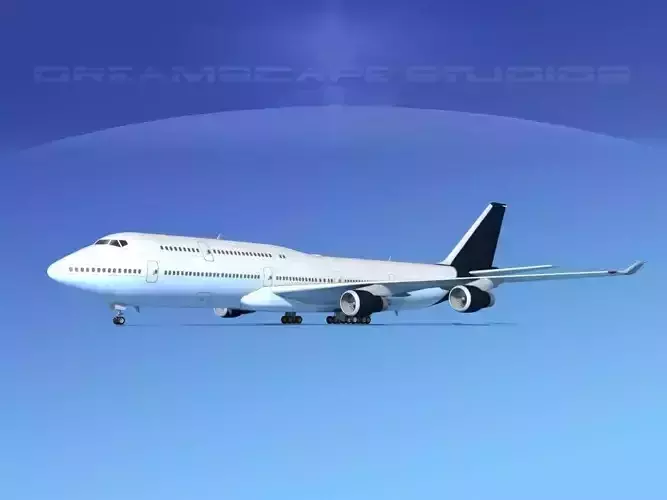 Boeing 747-8I Corporate 4 3D model