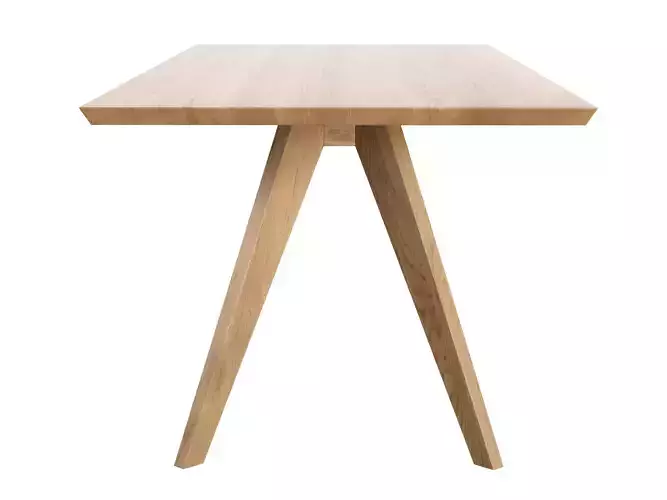 Cena wooden table with three legs