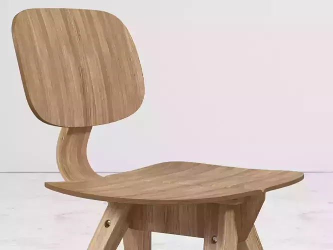 Mosquito pair of wooden chairs