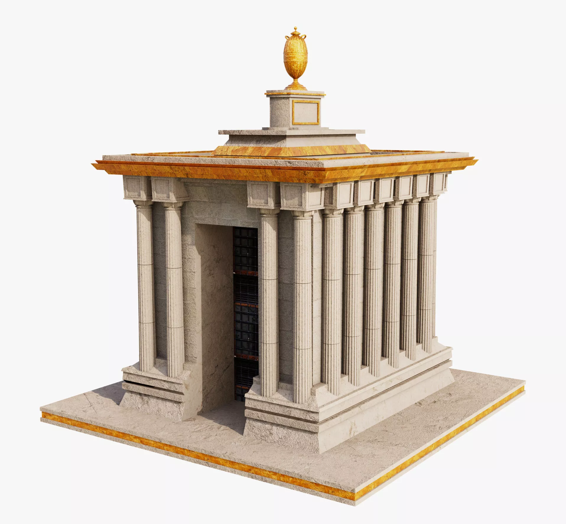 Ancient Mini Temple Free 3D model