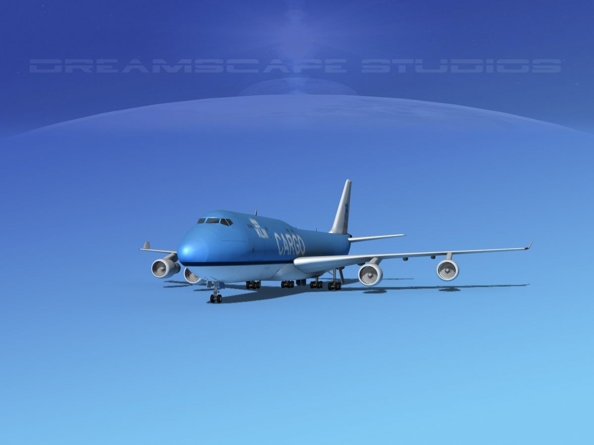 Boeing 747-8 KLM Cargo 3D model_3