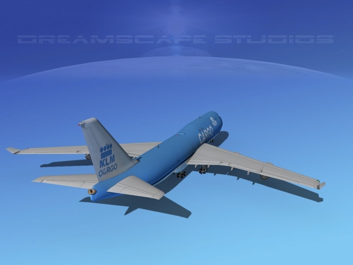 Boeing 747-8 KLM Cargo 3D model_6