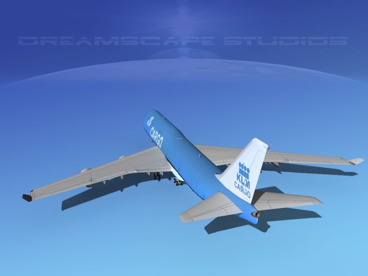 Boeing 747-8 KLM Cargo 3D model_7
