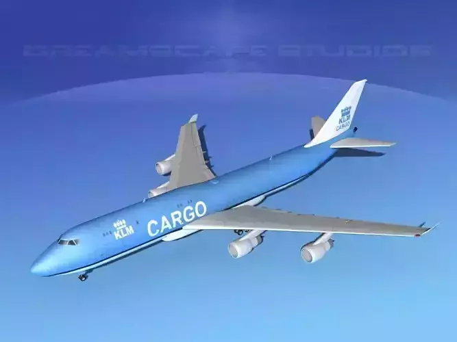 Boeing 747-8 KLM Cargo 3D model