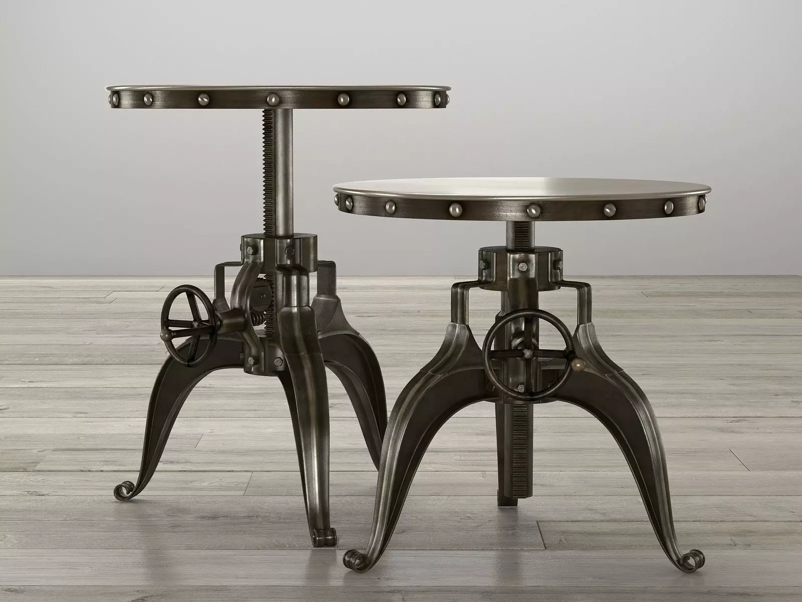 Crank 22 End Table 3D model_3