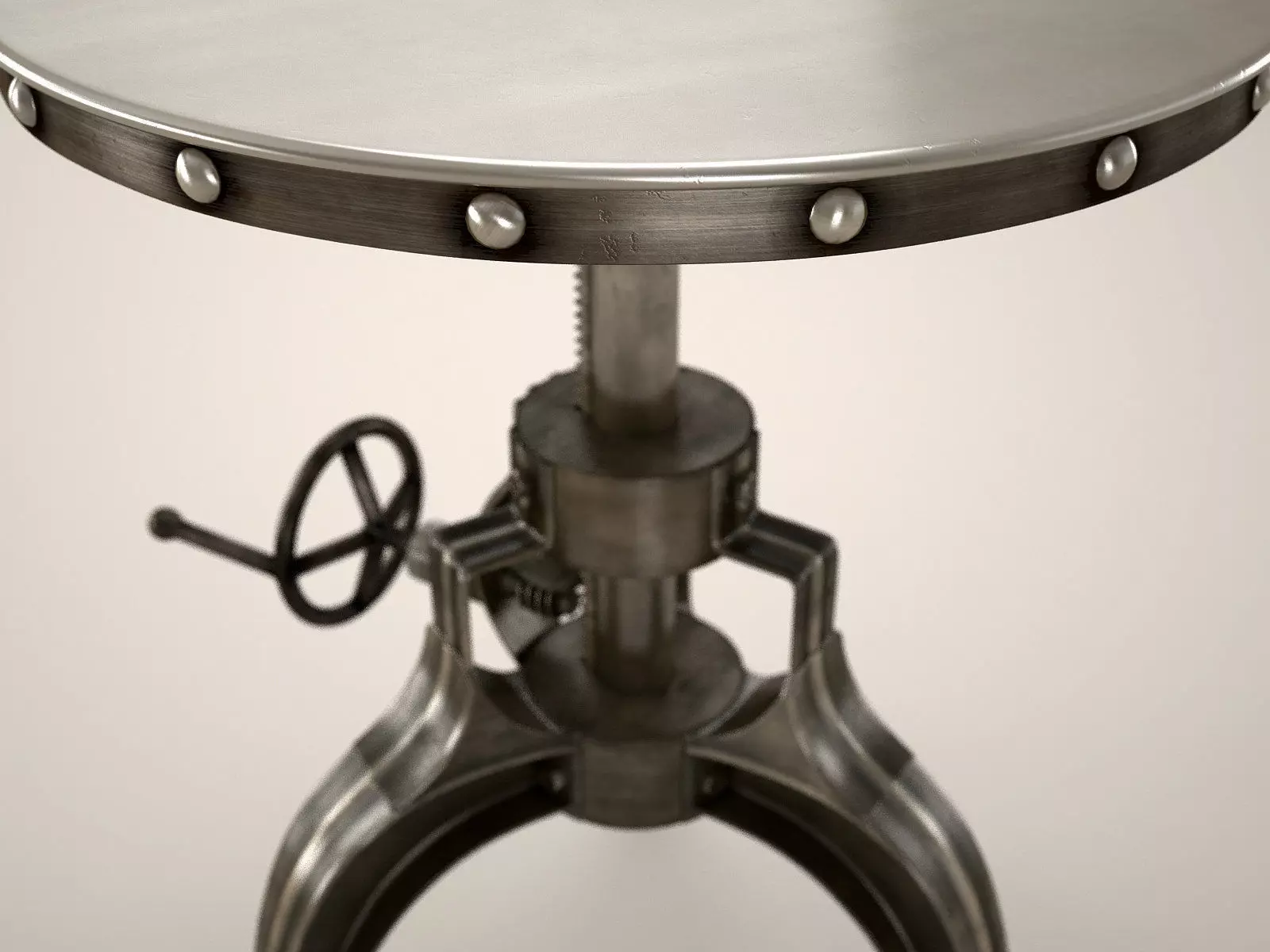 Crank 22 End Table 3D model_1