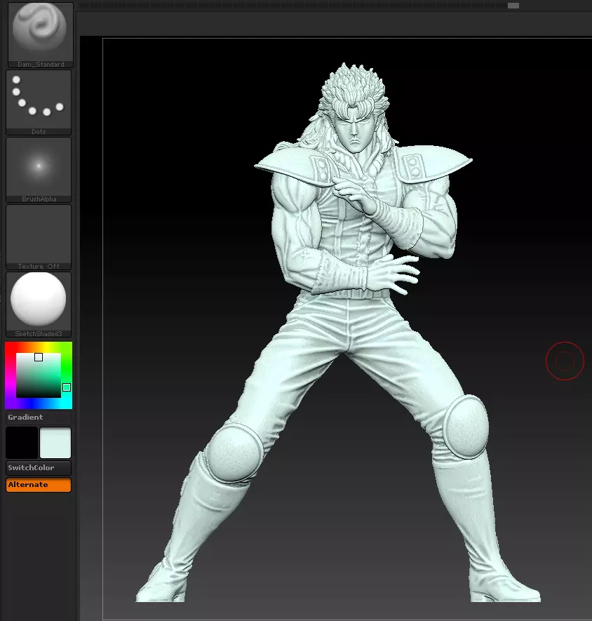 ACTION FIGURE REI FROM NANTO SUICHOKEN 3D print model