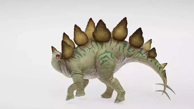 Realistic Stegosaurus Dinosaur