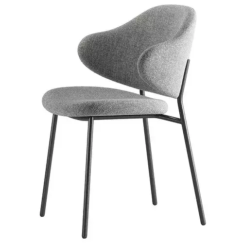 Bassi Chair 3D model 4