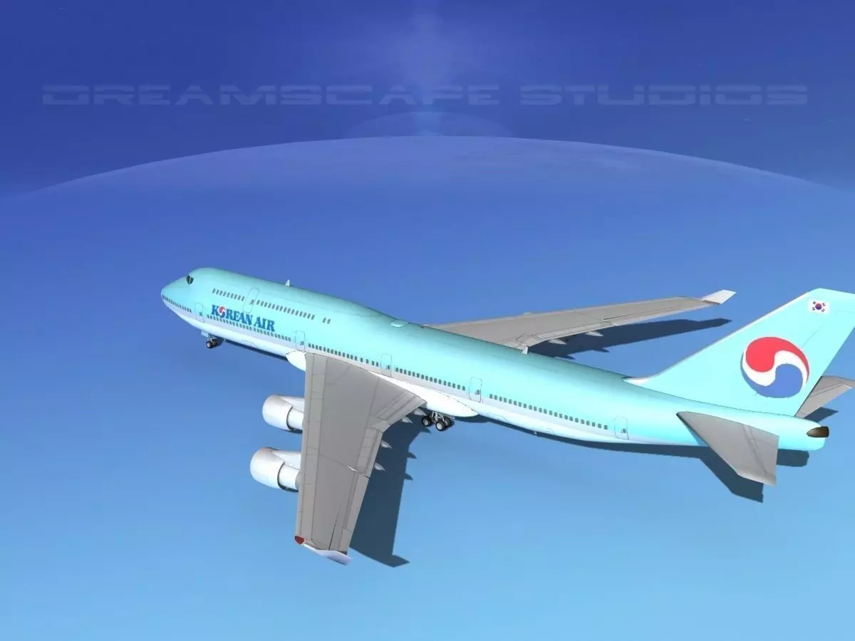 Boeing 747-8I Korean Air 3D model_0