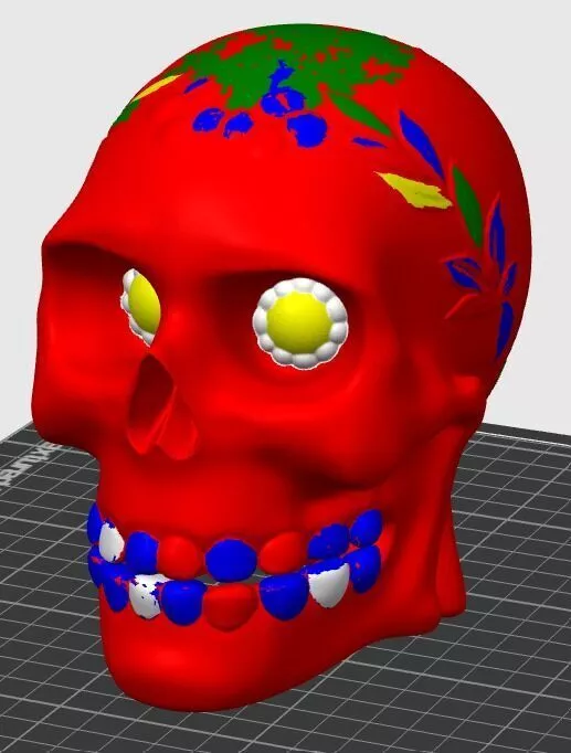 calavera coco 3D print model