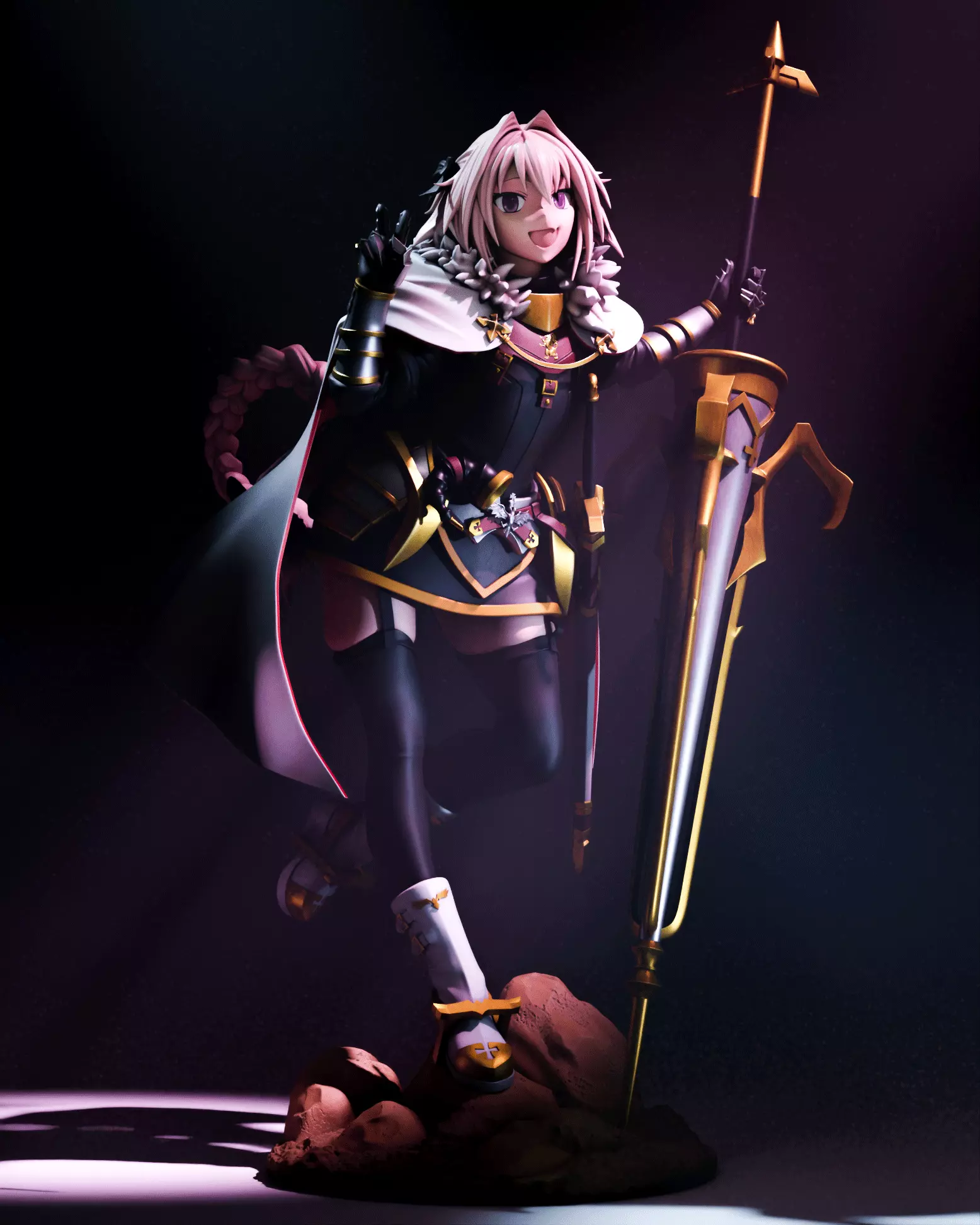 Astolfo - Fate Apocrypha 3D print model