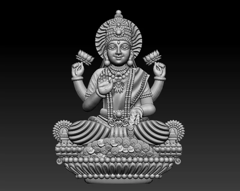 Laxmi Mata 3D print model 3D print model