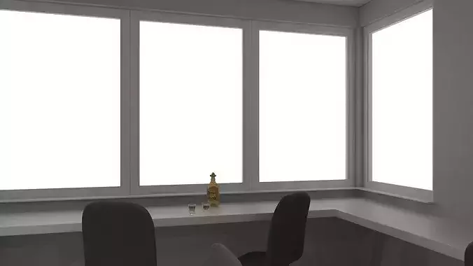 Party in Private Home Bar 3D model 7