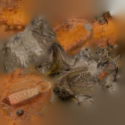 Woodpecker Photorealistic Posed Low-poly 3D model_7