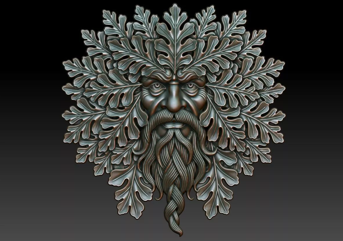 Greenman 16 3D print model