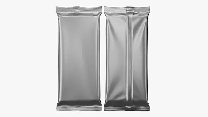 Snack Bar Foil Wrapper Mockup 02