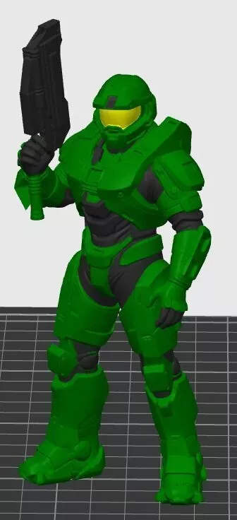 master chief 3D print model