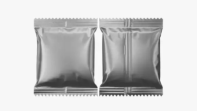 Snack Pack Foil Wrapper Mockup 16