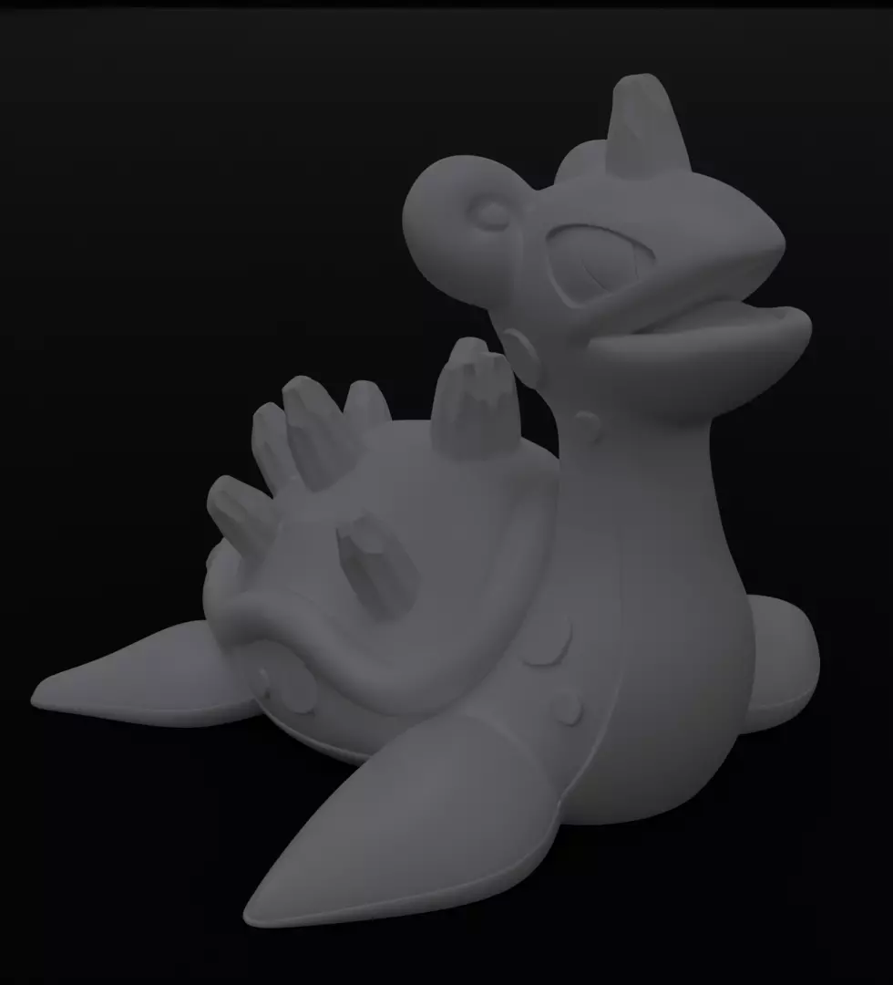 Stylized Sea Turtle Figurine 3D model Print Geometric Marine 3D print model