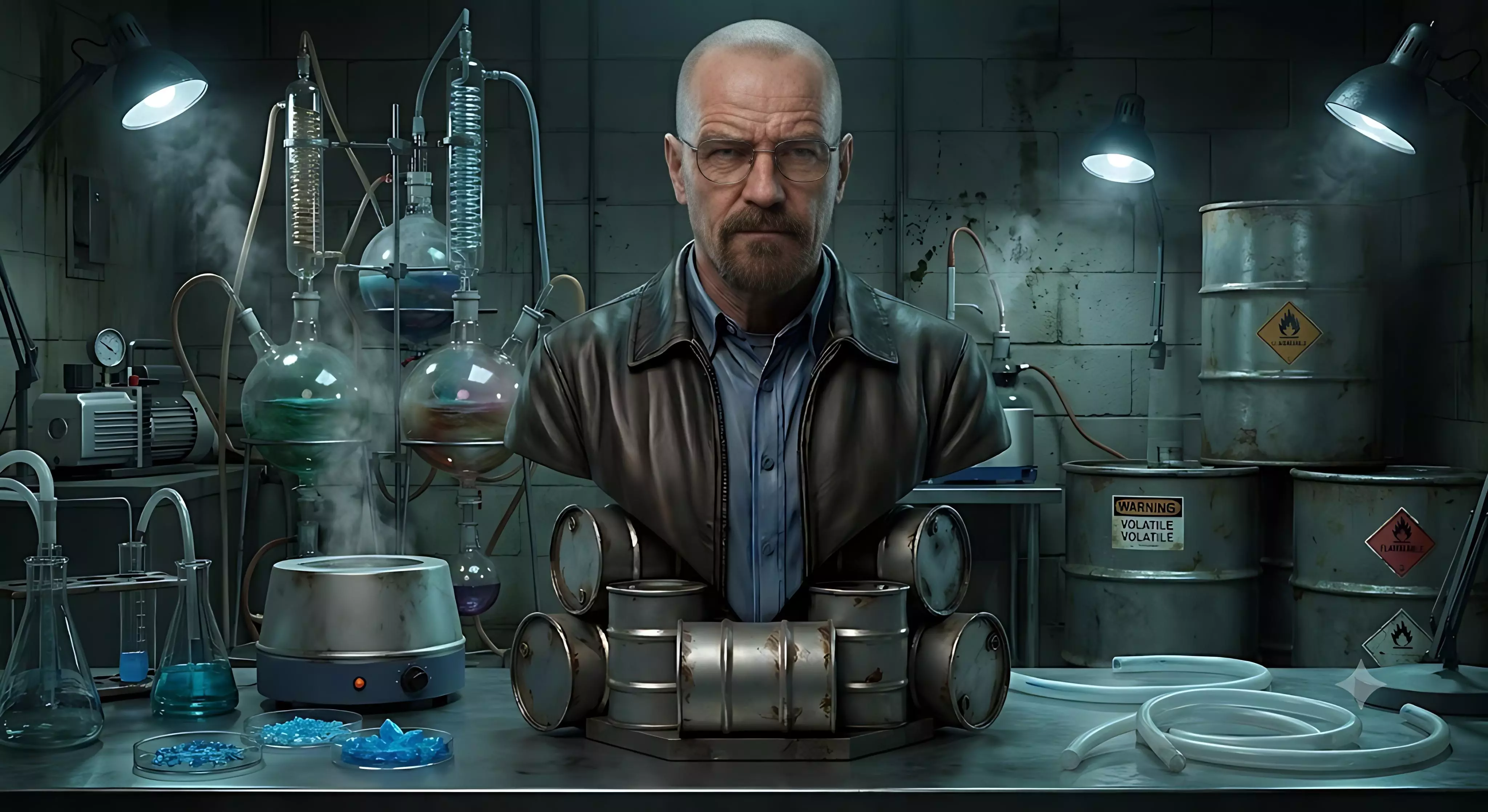 Walter White Breaking Bad Bust STL for Resin 3D Printing Model 3D print model