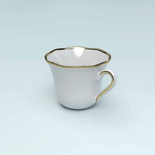 Printable teacup 3D print model