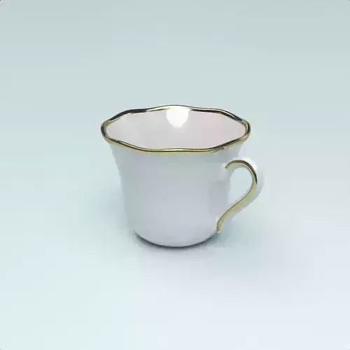 Printable teacup 3D print model