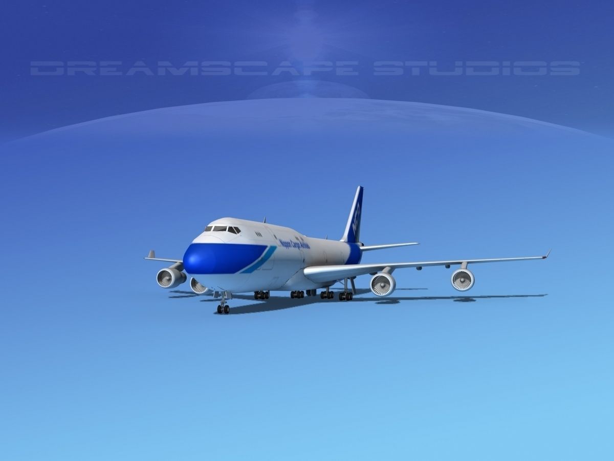 Boeing 747-8I All Nippon Cargo 3D model_2