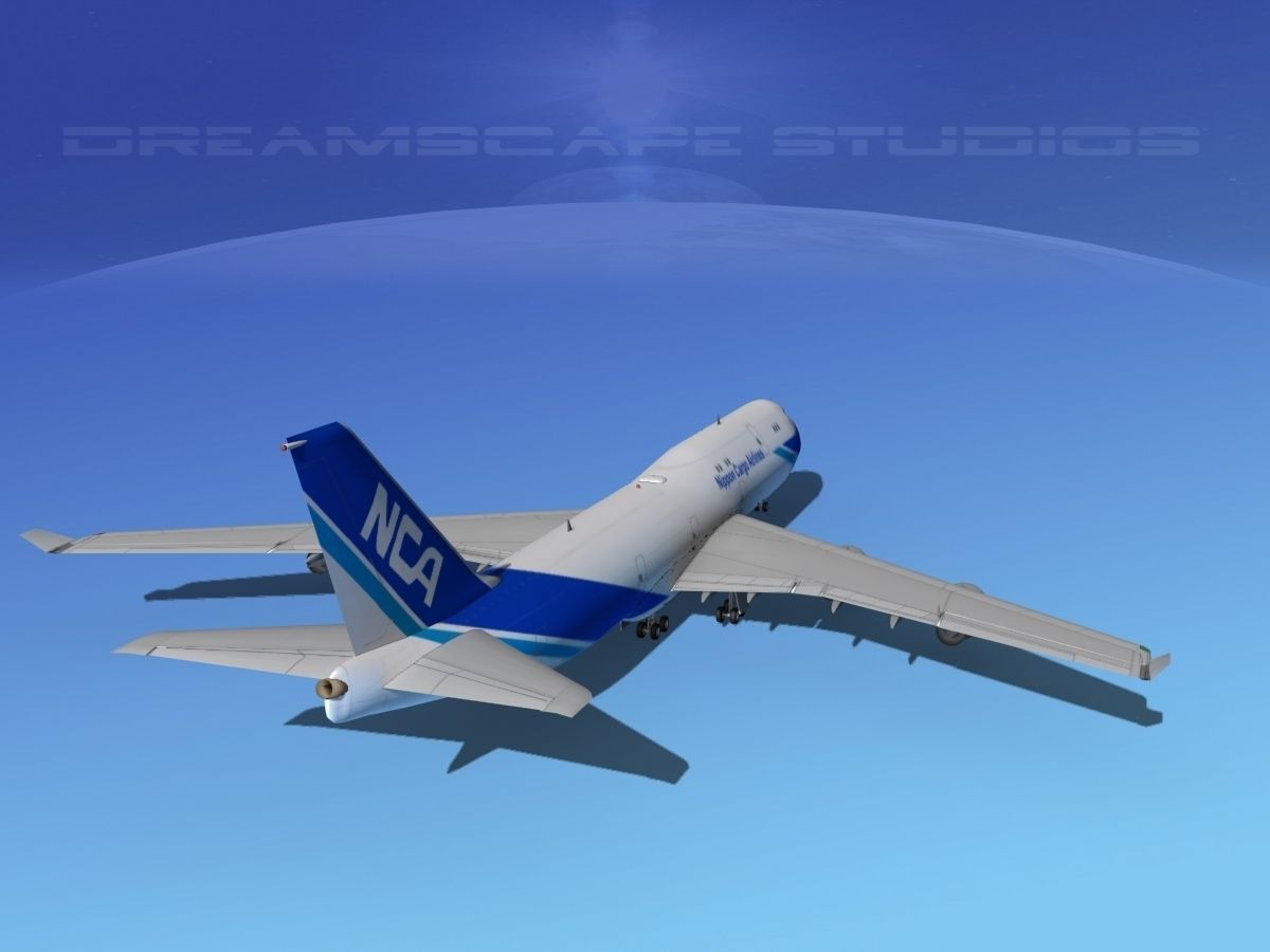 Boeing 747-8I All Nippon Cargo 3D model_7