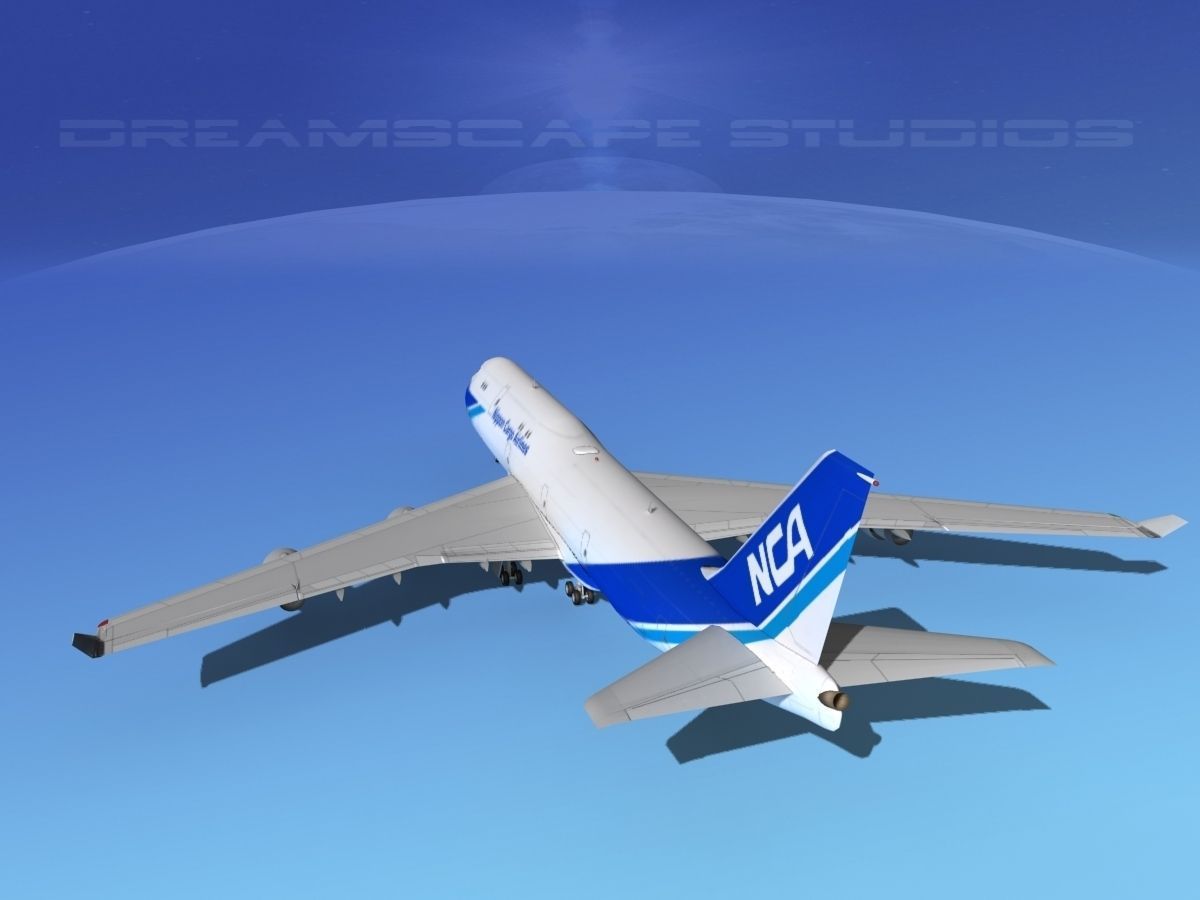 Boeing 747-8I All Nippon Cargo 3D model_8