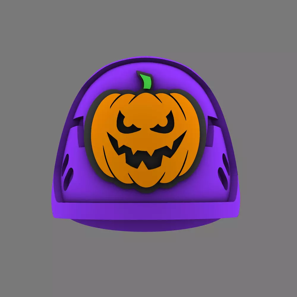 Pumpkin Lords V7 Heart Shoulder Pads 3D print model