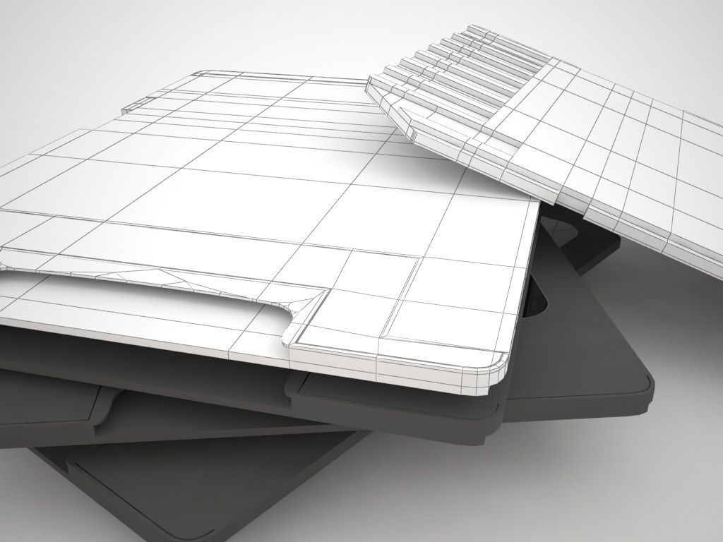 Sd Card Adapter  3D model_4