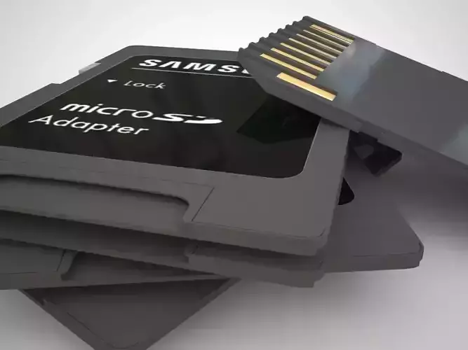 Sd Card Adapter  3D model