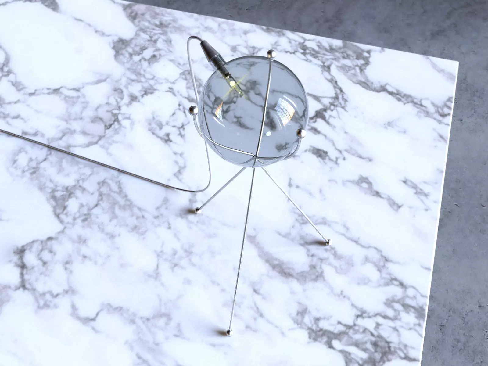 Lab Table Lamp TL1 3D model_2