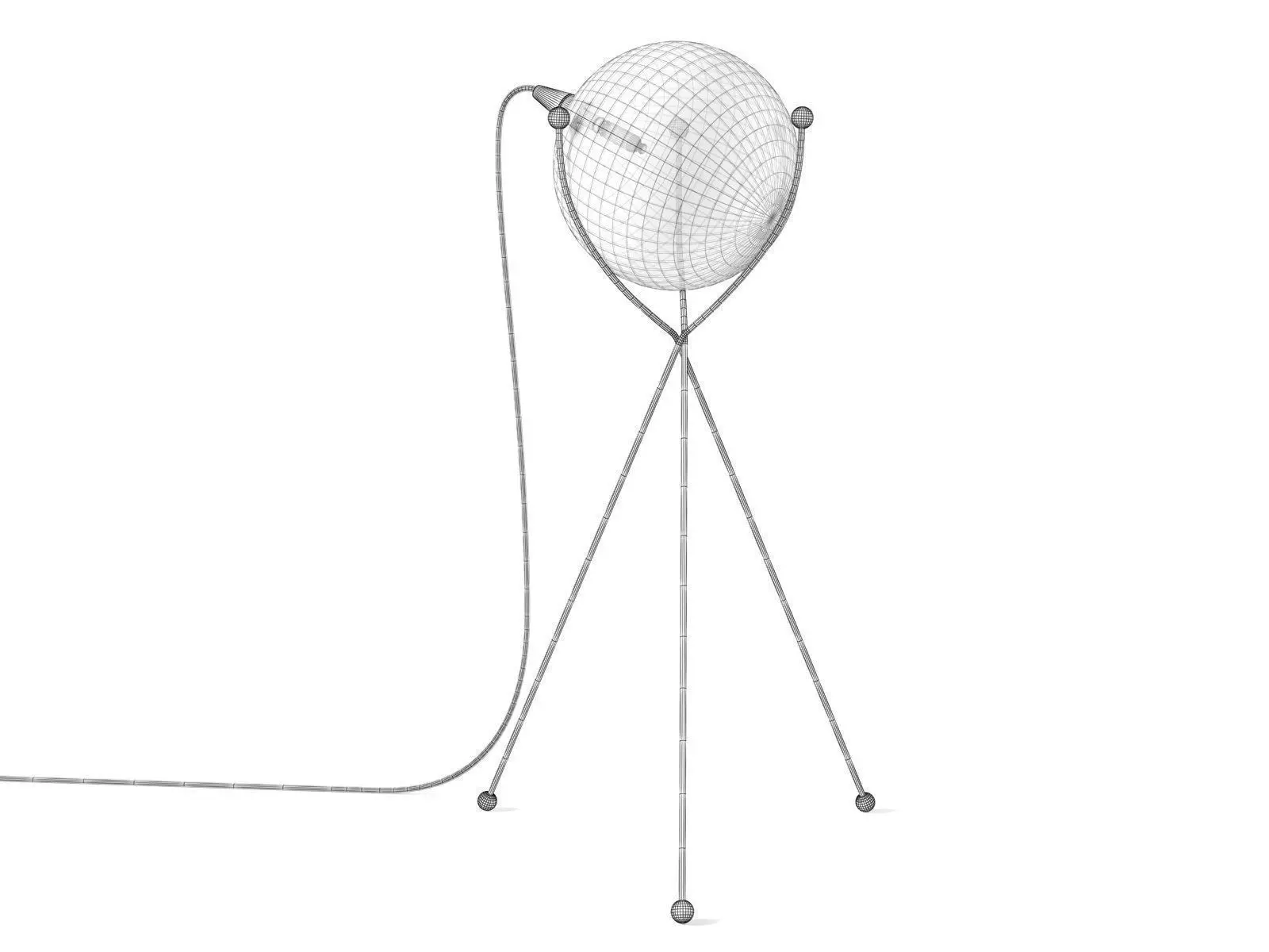 Lab Table Lamp TL1 3D model_3