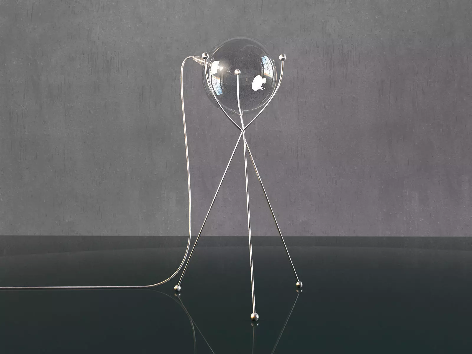 Lab Table Lamp TL1 3D model_1