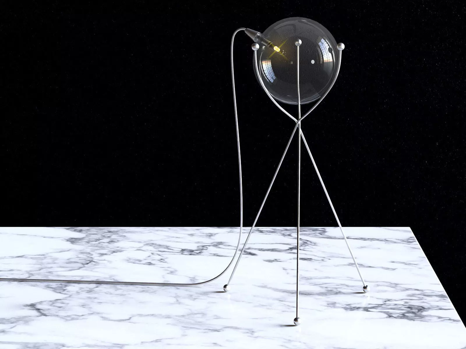 Lab Table Lamp TL1 3D model_0