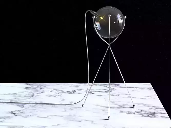 Lab Table Lamp TL1 3D model