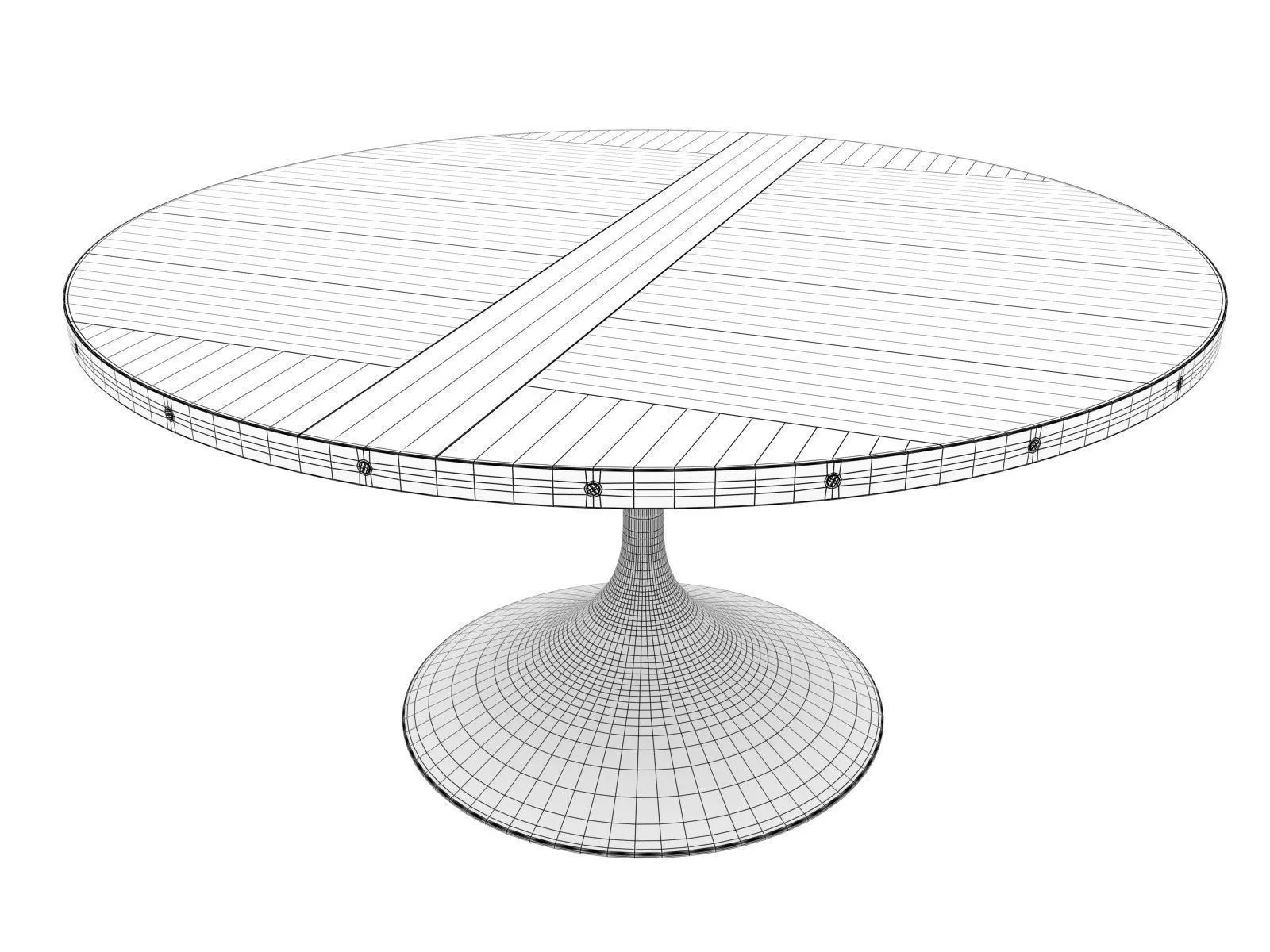 Aero Round 3D model_4