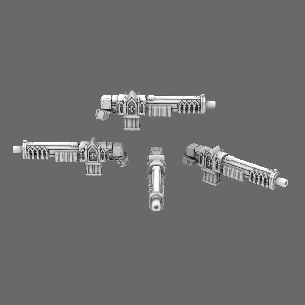 Crusader Knights Long Rifles RIGHT 3D print model