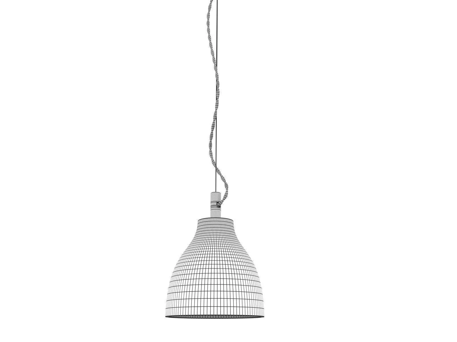 Heavy concrete pendant lights 3D model_7