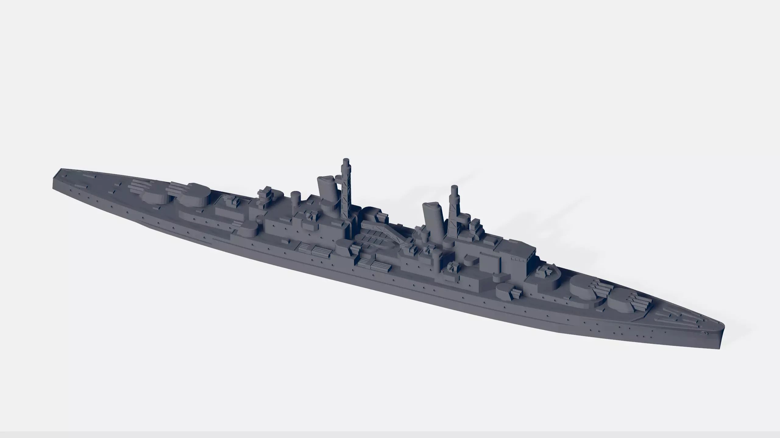 HMS Neptune Class 3D print model