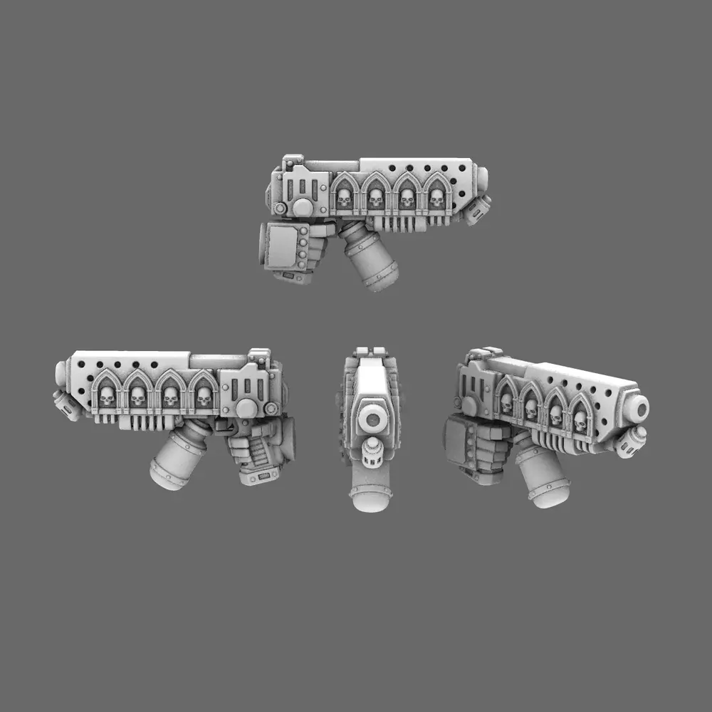 Crusader Knights Incinerator Pistols RIGHT 3D print model