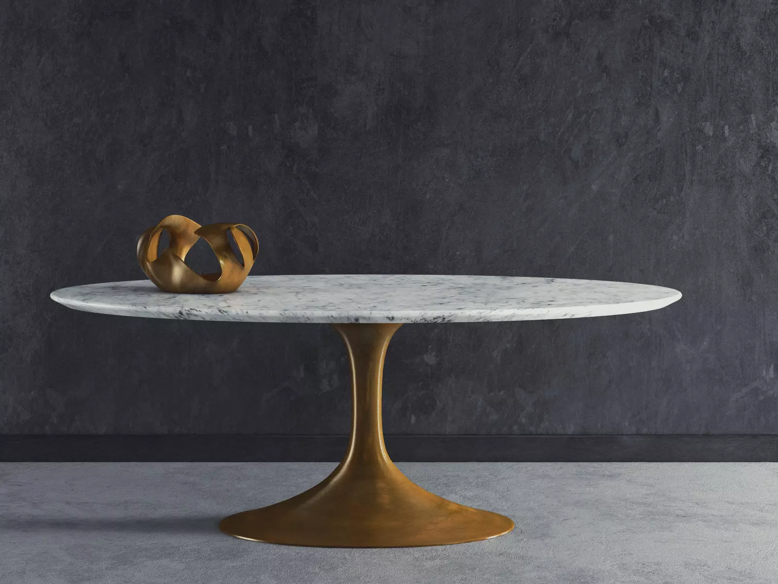 Aero Marble Dining Table 3D model_0