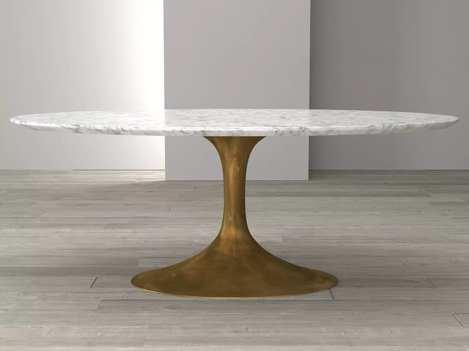 Aero Marble Dining Table 3D model_1
