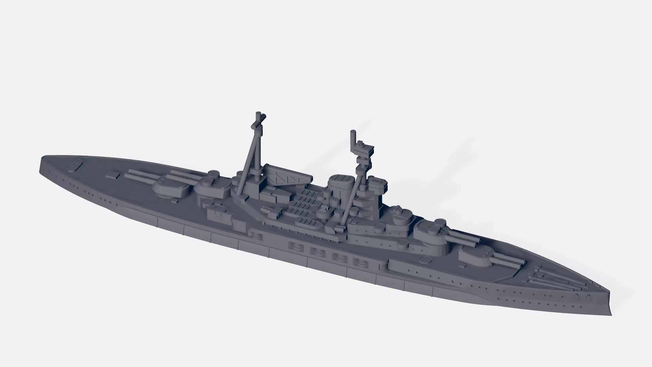 HMS Revenge 1942 3D print model