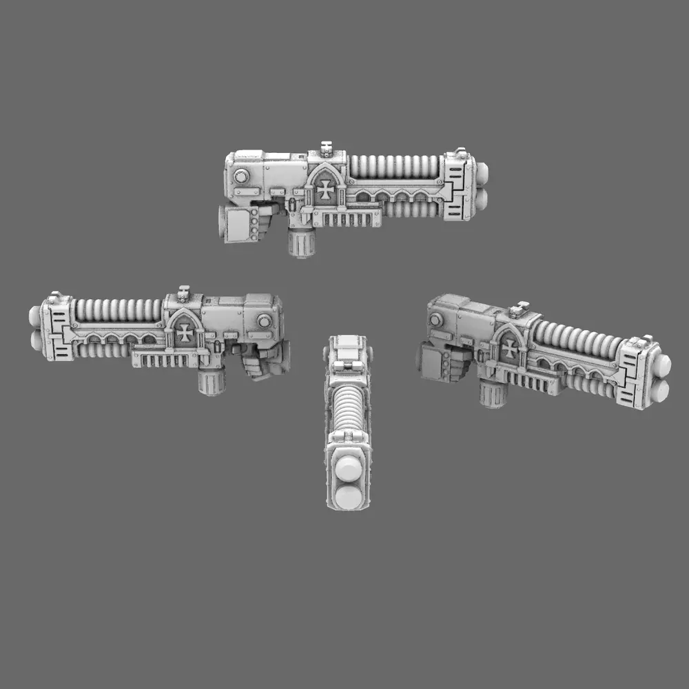 Crusader Knights Plasma Rifles RIGHT 3D print model