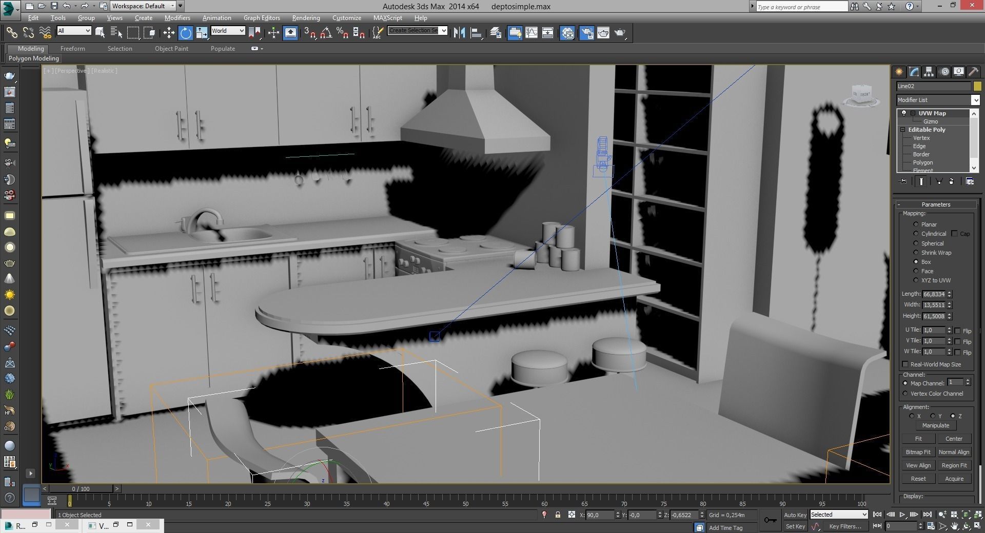 Interior House full modeled 3D model_3
