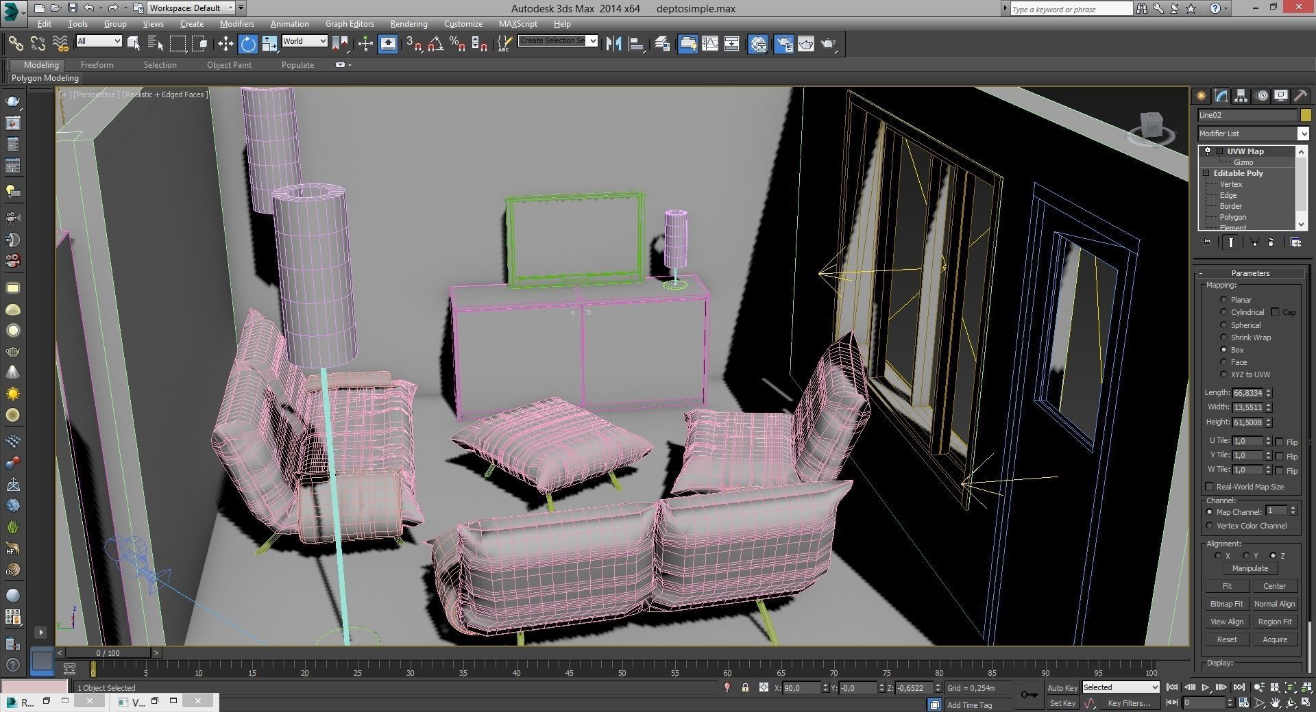 Interior House full modeled 3D model_6
